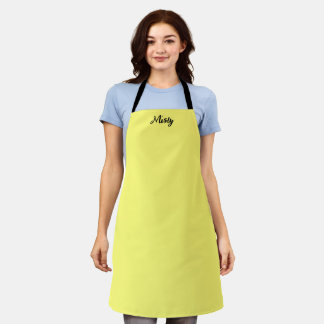 Tablier Fairytale yellow solid custom Christmas stylish