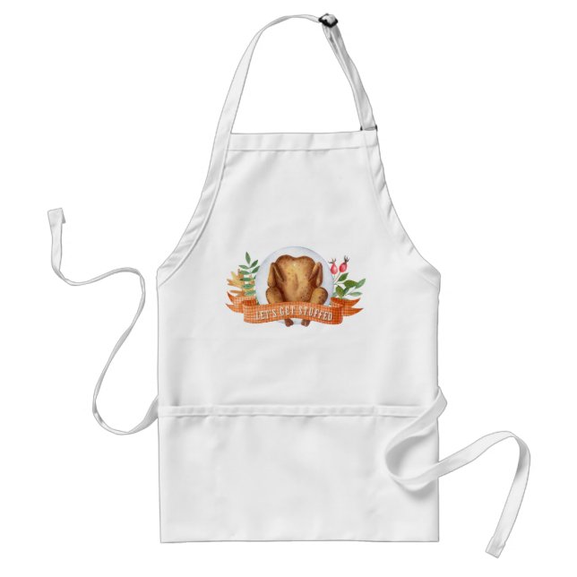 Tablier Faisons-nous un tour ! | Thanksgiving Turkey Apron (Devant)