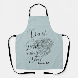 Tablier Faites confiance au Seigneur avec tout votre coeur