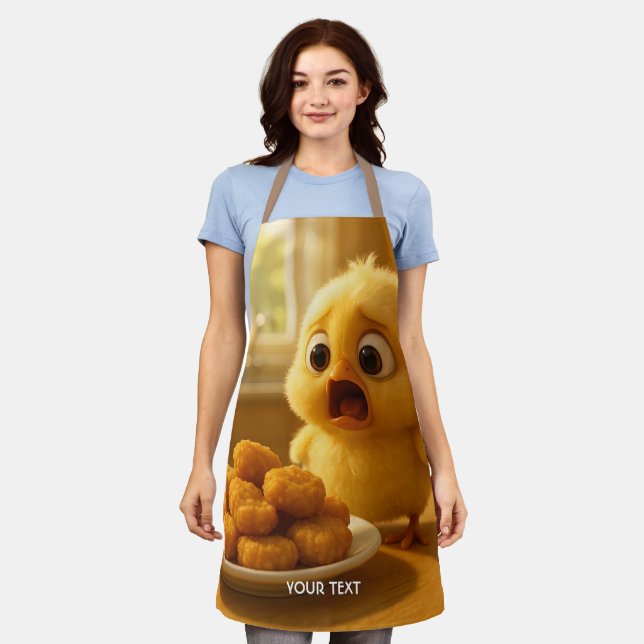 Tablier Fantasy Cute Chicken Nuggets Baby (Porté)