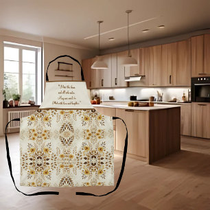 Tablier Farmhouse Floral sur mesure