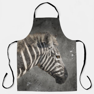 Tablier Faune de Zebra Portrait