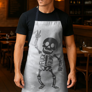 Tablier FDT Trump Funny Anti Trump Skeleton