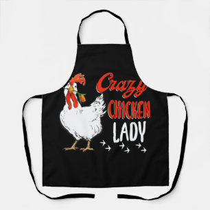 Tablier Femme-poule folle Agricultrice agricole