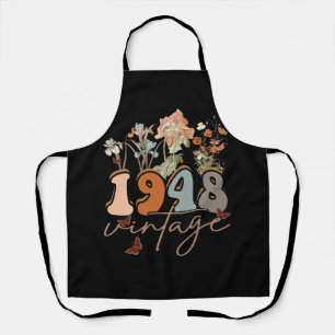 Tablier Femmes 75 ans Vintage 1948 75e anniversaire Tee