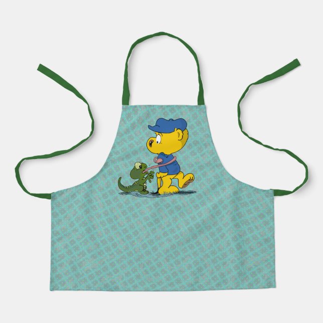 Tablier Ferald et le bébé Lizard Apron (Recto)