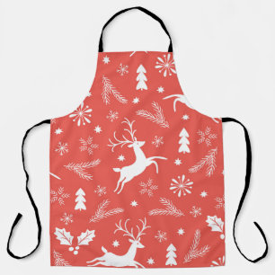 Tablier Festif Noël Motif sans couture