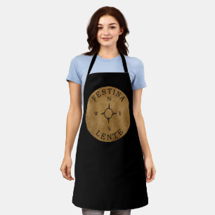 Tablier Festina lente