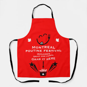 Tablier Festival de poutine canadienne modifiable