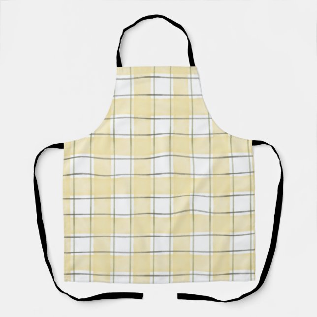 Tablier Fête des mariées Beurre Blanc Plaid Stripes (Recto)