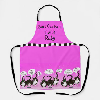 Tablier Fête des Mères amusante Apron de Chats - Meilleure