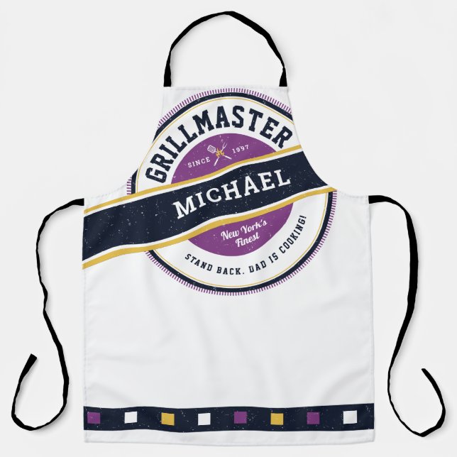 Tablier Fête des pères Grillmaster Funny Apron (Recto)