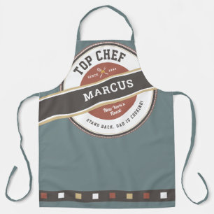 Tablier Fête des pères Grillmaster Top Chef Funny Apron