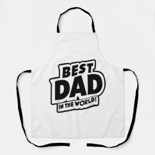 Tablier Fête des Pères Meilleur Papa du Monde