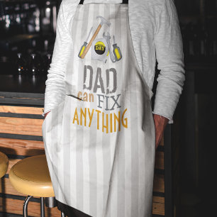 Tablier Fête des pères papa peut réparer tout ce qui dit
