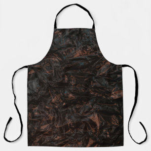 Tablier feuilles Brown séchés au sol