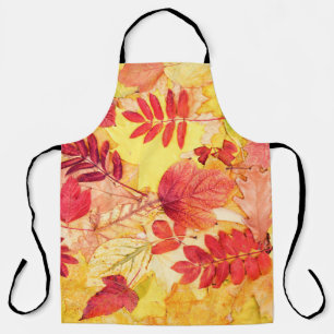 Tablier Feuilles d'automne colorées. Motif des feuilles to