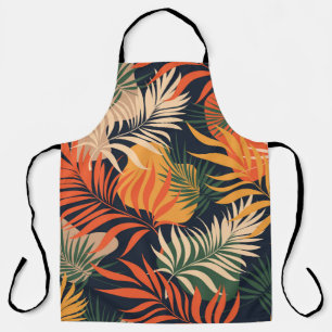 Tablier Feuilles Tropical Palm : Vintage sans fil