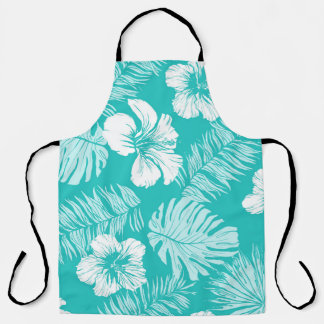 Tablier Feuilles tropicaux : Motif Plante Vintage