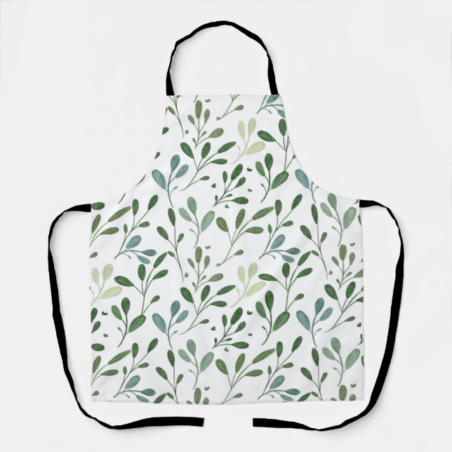 Tablier Feuilles verts (Recto)
