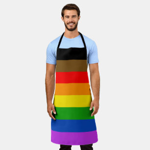 Tablier Fierté LGBTQ personnalisée Personnes de couleur dr