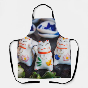 Tablier figurines de chats à Beckoning
