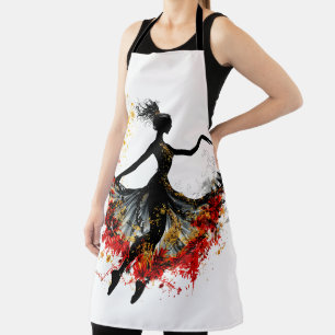 Tablier fille danse fleurs impulsion inspiration printemps