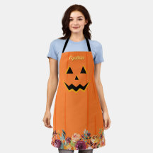 Fille mûre Jack O' Lantern Citrouille Automne Flor