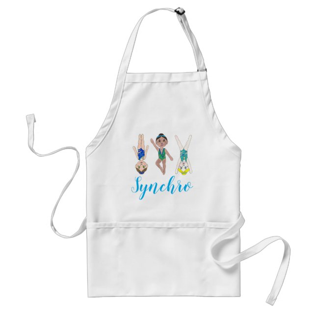 Tablier Filles de nageur synchronisées Synchro Sports de n (Devant)