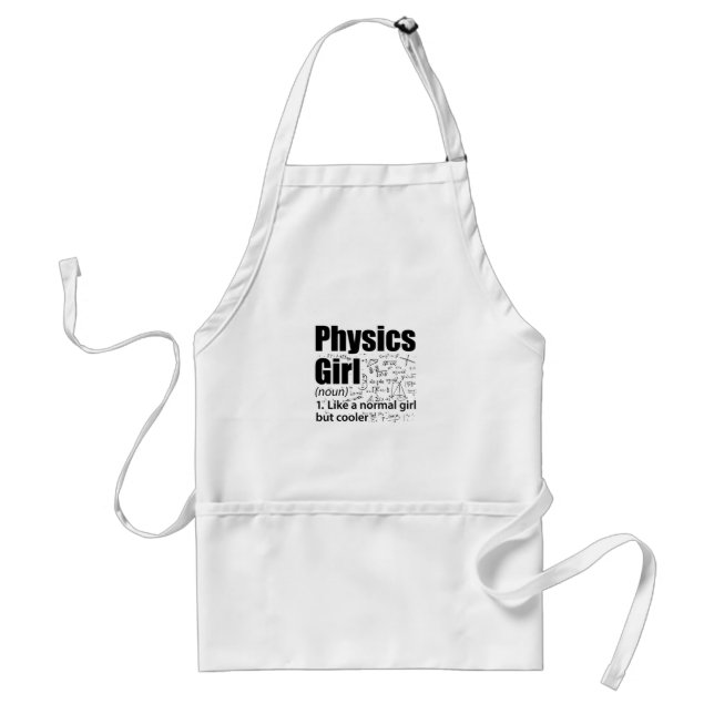 Tablier Filles de physique | Cadeaux de sciences physicist (Devant)