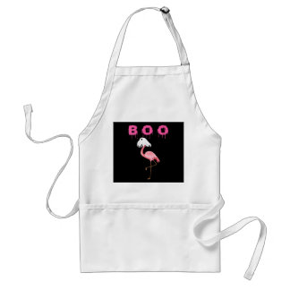 Tablier Flamant rose Boo Ghost - Flamant rose Halloween