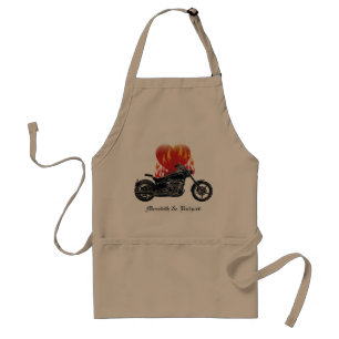 Tablier flamboyant de cycliste d'amour