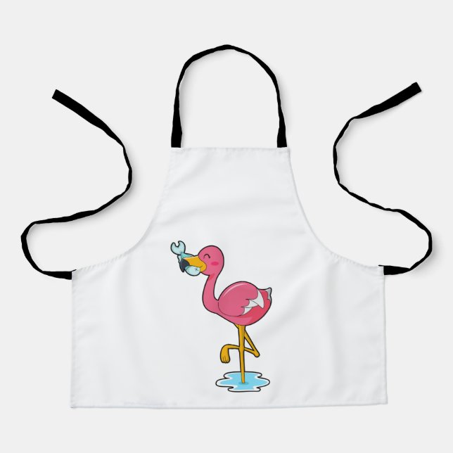 Tablier Flamingo (Recto)