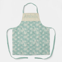 Flammes de neige à la crème sur Mint Green