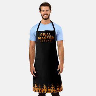Tablier Flammes GRILL MASTER Personnalisées