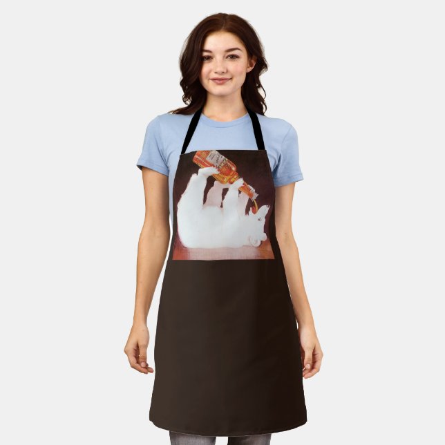 TABLIER FLASQUE À BOIRE DE LA POLAR BEER (Porté)