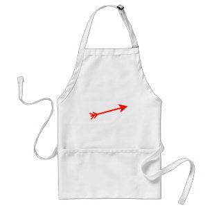 Tablier Flèche rouge 15deg Le MUSÉE Zazzle Cadeaux