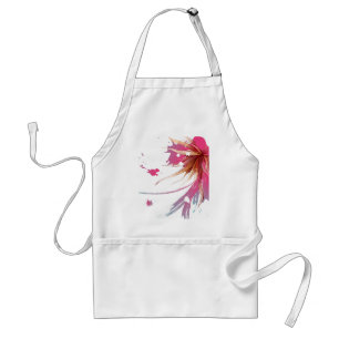 Tablier Fleur Abstraite d'Hibiscus