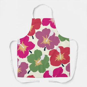 Tablier Fleur Chef Multicolore