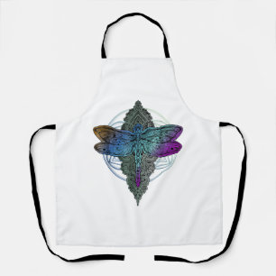 Tablier Fleur couleur Mandala Dragonfly T Shirt Lotus