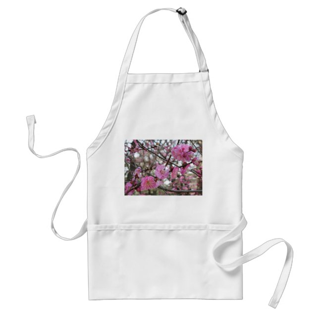 Tablier Fleur de cerisier rose / Sakura / ク(桜) (Devant)