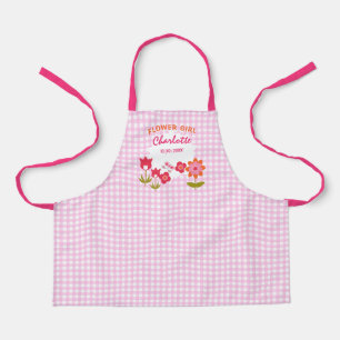 Tablier Fleur fille mignonne Floral Personnalisé