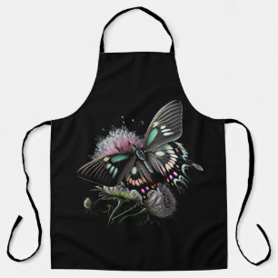 Tablier fleur-papillon