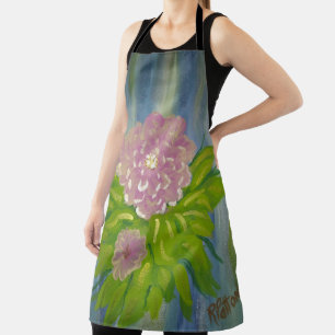 Tablier fleur rose