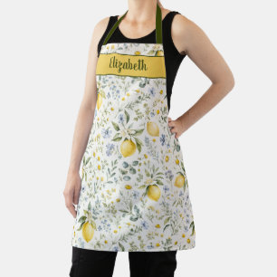 Tablier Fleur Sauvage de Citron de Campagne Française Nom