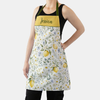 Tablier Fleur Sauvage de Citron de Campagne Française Nom