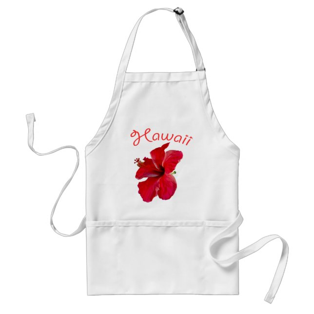 Tablier Fleur tropicale hawaïenne (Devant)
