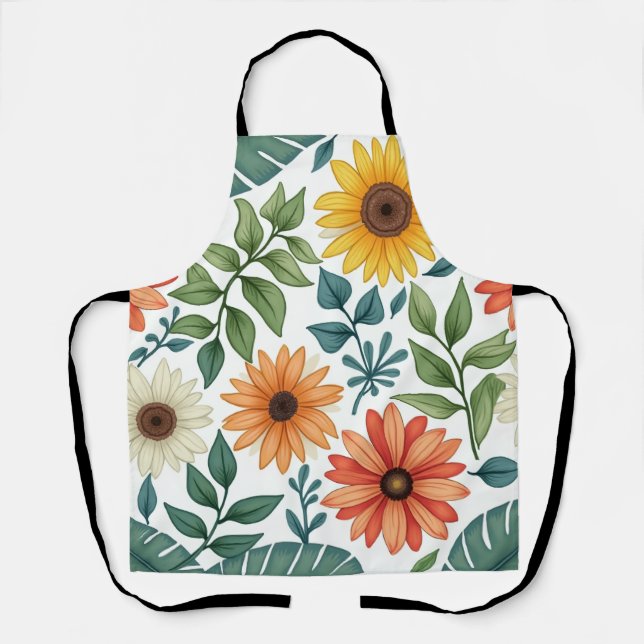 tablier fleuri d'été (Recto)