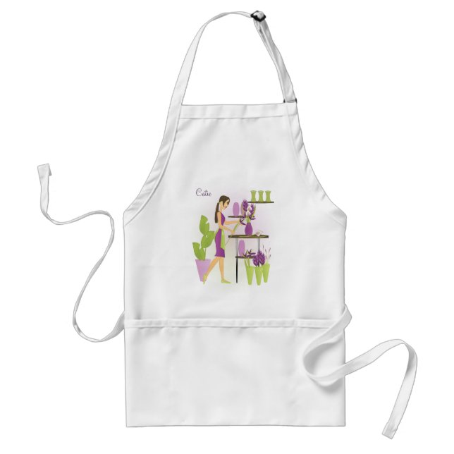 Tablier Fleuriste pourpre (Devant)