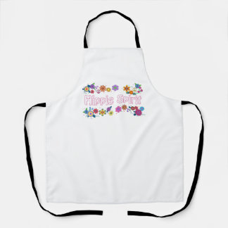 Tablier Fleurs amusantes colorées Hippie Spirit